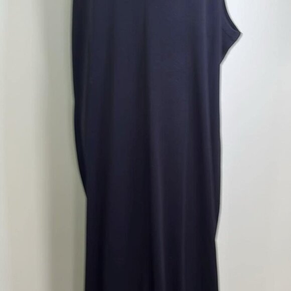 Missook Black Turtleneck Sleeveless Maxi Dress Goth Couture Whimsy  Great Builda - Picture 7 of 9